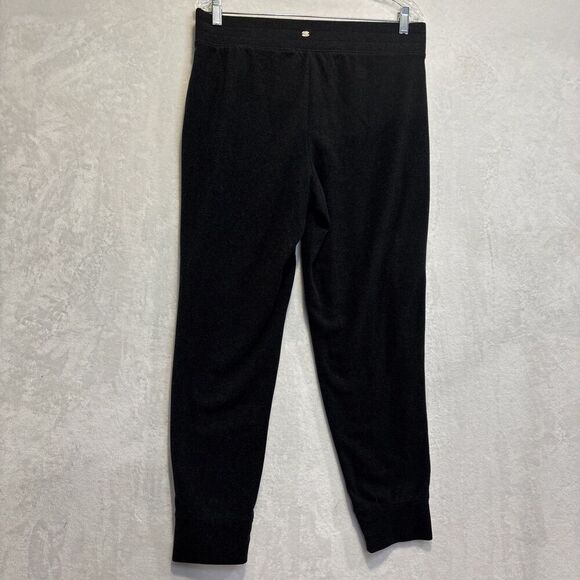 Gaiam Women's Activewear Jogger Pant Size Large Black Fleece Front Pockets Yoga - Picture 6 of 13